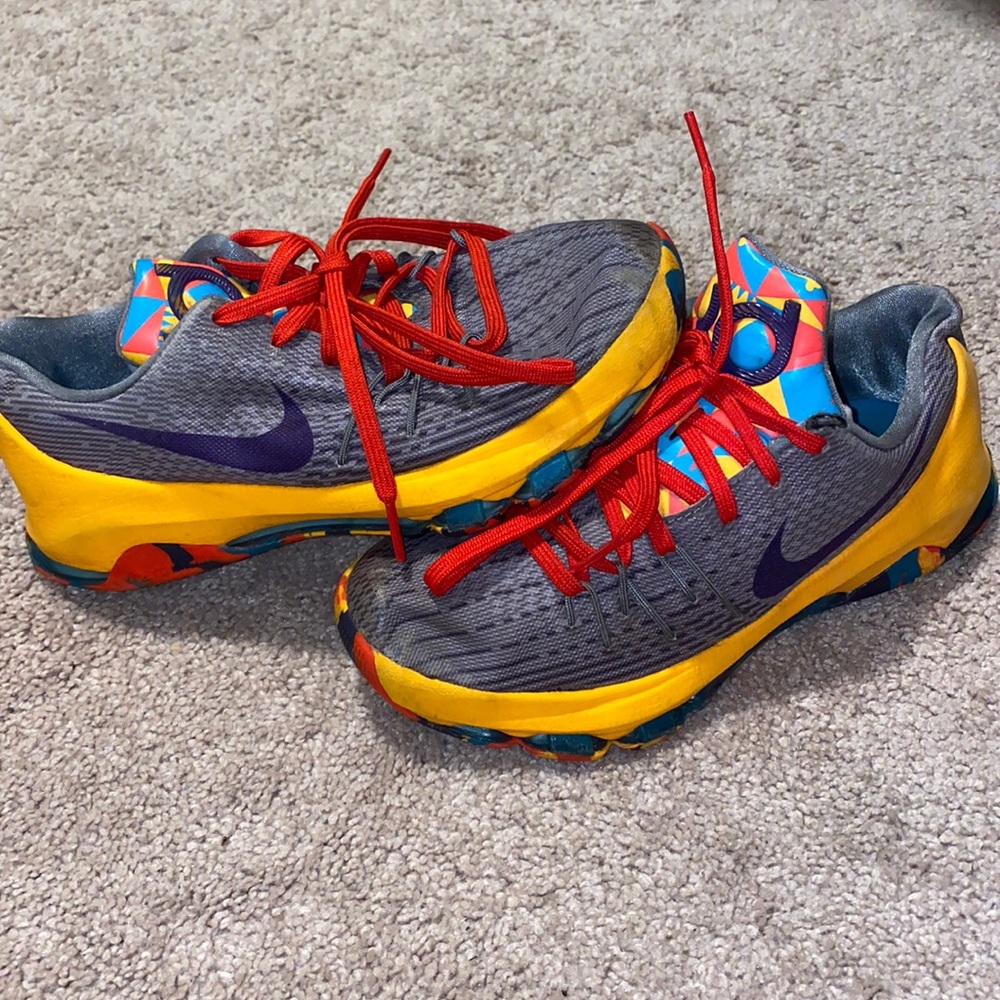 Nike KDs colorful